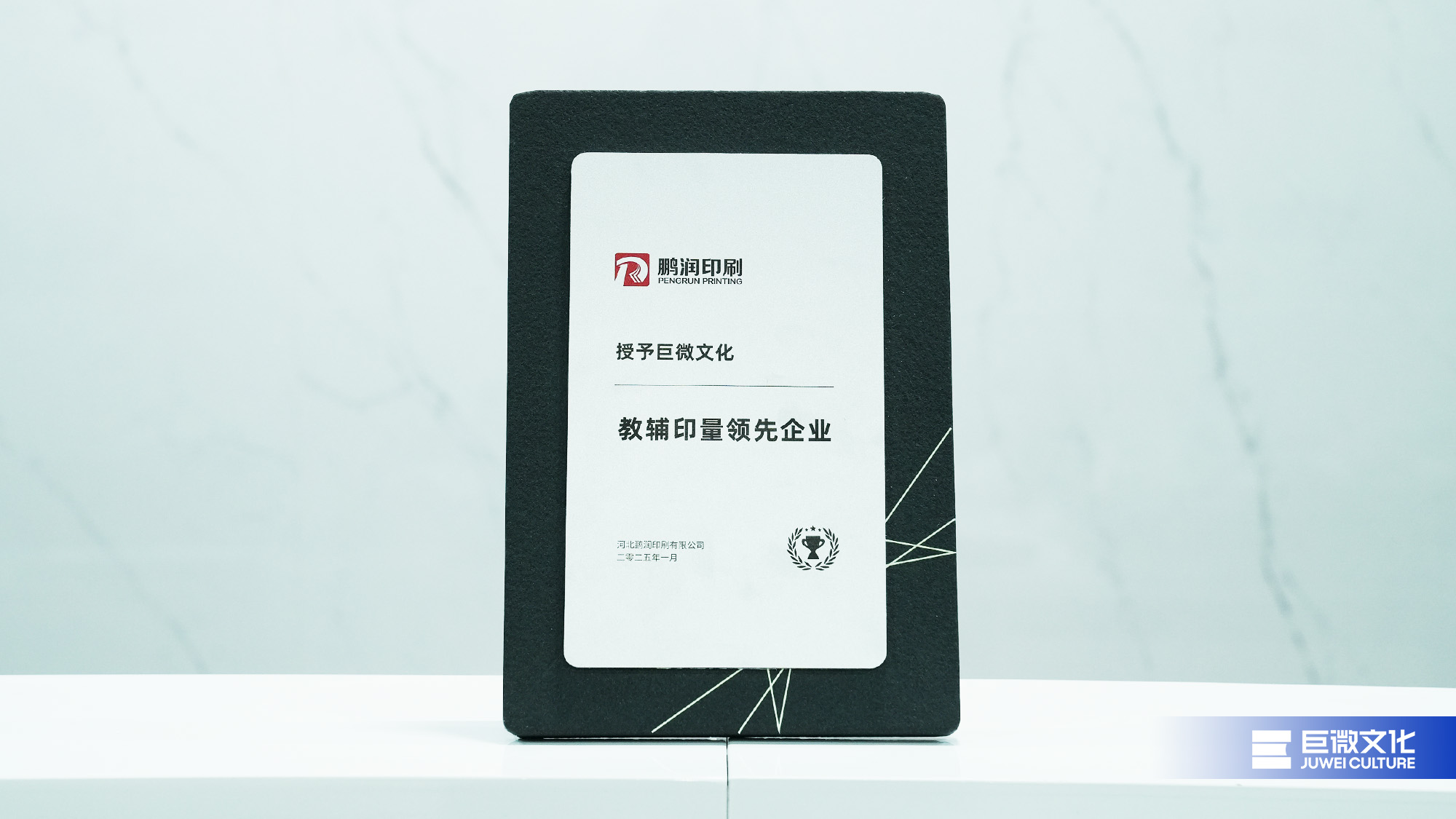 喜报！巨微文化荣获“教辅印量领先企业”，携手河北鹏润共谱华章！