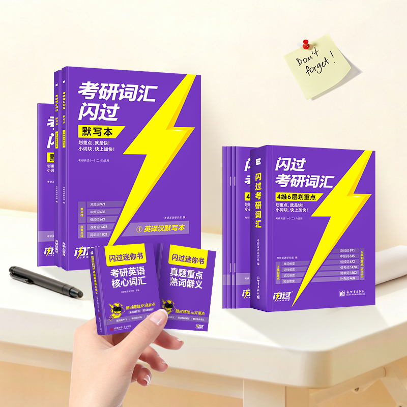 28考研《闪过考研词汇》正式上线｜科学划重点 重构考研词汇备考效率